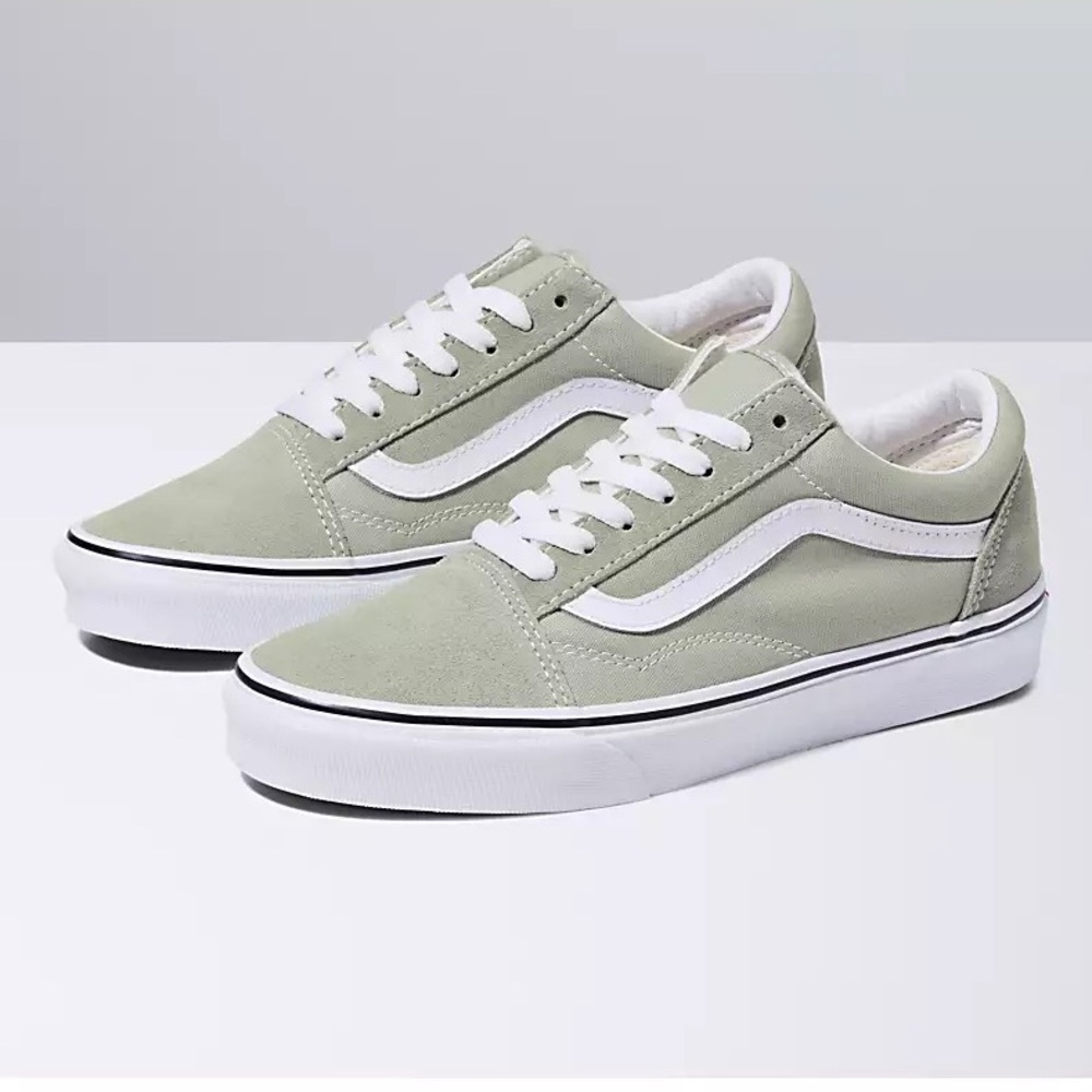 Vans Old Skool Sneakers Desert Sage Size 9.5 Woman’s 8 Men’s
